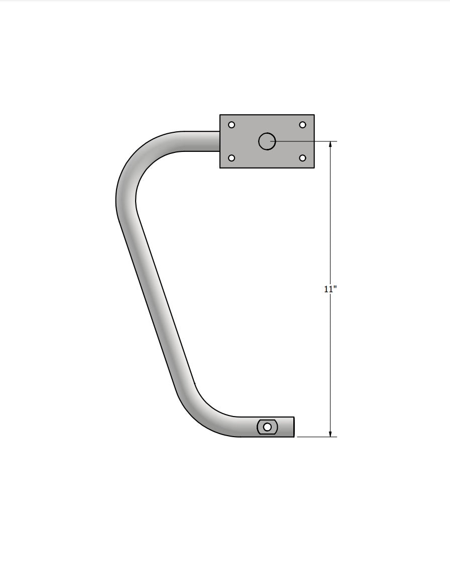 Create-A-Bed Metal Tube Leg