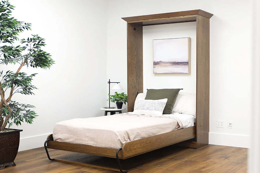 Bookcase wall bed plans