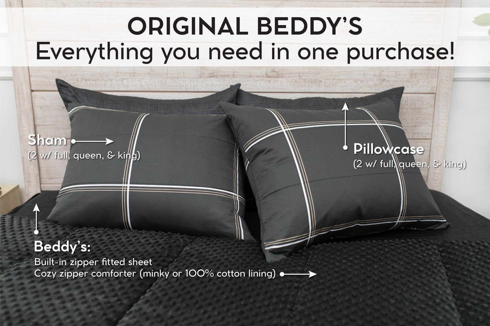 Beddy’s Full outlet Bed Set