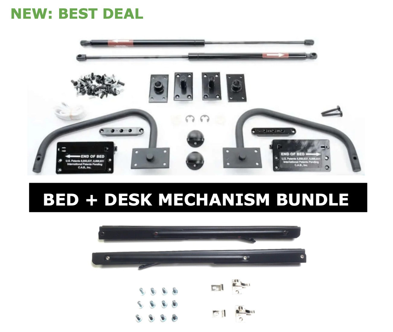 Adjustable Bed + Desk Mechanism Bundle